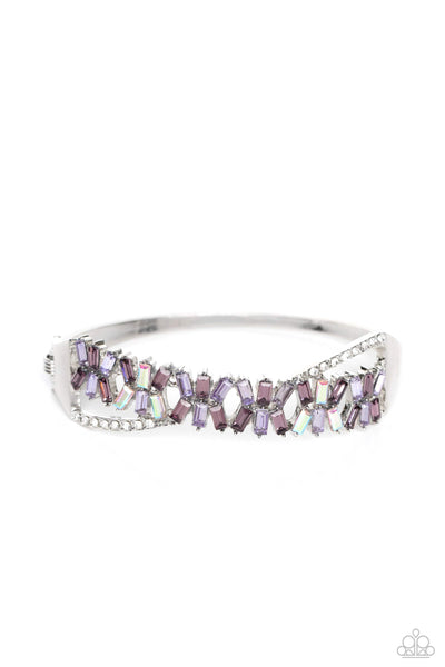 Paparazzi Timeless Trifecta - Purple Bracelet