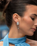 Paparazzi Timeless Tulip- White Earrings