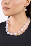 Paparazzi Timelessly Tantalizing - White Opalescent Necklace