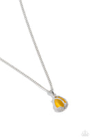 Paparazzi Top-Notch Trinket - Yellow Necklace