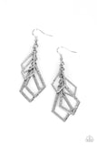 Paparazzi Totally TERRA-ific - Silver Earrings