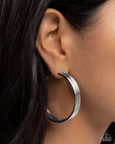 Paparazzi Traditional Trio- SIlver Hoops