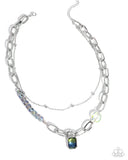 Paparazzi Transparent Tapestry- Green Necklace