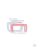 Paparazzi Transparent Texture- Orange Hair Accessory