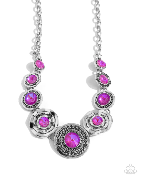 Paparazzi Treasure Chest Couture - Pink UV Necklace