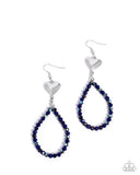 Paparazzi Treasured Teardrops- Blue Earrings