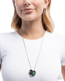 Paparazzi Tree Frog Tapestry- Green Necklace