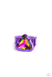 Paparazzi Triangle Tyrant - Purple Ring