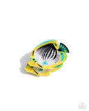 Paparazzi Tropical Tail- Yellow Hair Clip