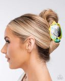 Paparazzi Tropical Tail- Yellow Hair Clip