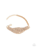 Paparazzi Trustworthy Twist- Gold Bracelet