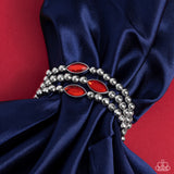 Paparazzi Twinkling Team - Red Bracelet