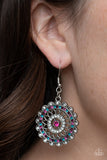 Paparazzi Twinkly Translation - Multi Floral Earrings
