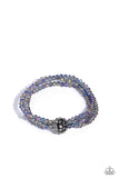 Paparazzi Twisted Theme - Multi OilSoill Beads Bracelet