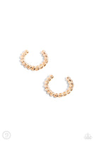 Paparazzi Twisted Travel- Gold EarCuff