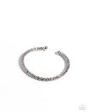 Paparazzi Twisted Trenchant - Silver Bracelets