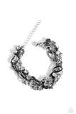 Paparazzi Two-Tone Taste - Silver Bracelet