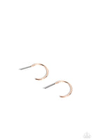 Paparazzi Ultra Upmarket - Rose Gold Tiny Hoops