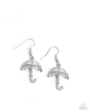 Paparazzi Unrivaled Umbrella- Silver Earrings