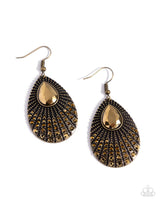 Paparazzi Urban Relic - Brass Earrings