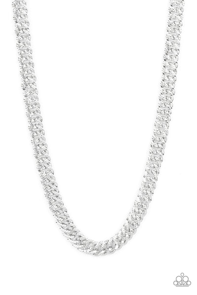 Paparazzi Urban Uppercut - Silver Necklace