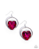 Paparazzi Valuable Valentines- Pink Earrings