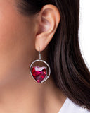 Paparazzi Valuable Valentines- Pink Earrings