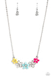 Paparazzi WILDFLOWER About You - Blue Floral Necklace