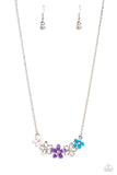 Paparazzi WILDFLOWER About You - Purple Flowers Necklace