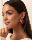 Paparazzi Warped Wallflower - multi Earrings