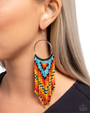 Paparazzi Waving the Banner- Multi Earrings