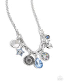 Paparazzi Welcome to the Show- Blue Necklace