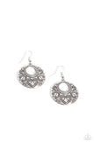 Paparazzi Western Beau - Silver Earrings