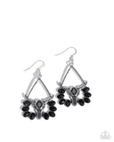 Paparazzi Western Whirlwind- Black Earrings