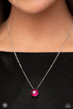 Paparazzi What a Gem - Pink Fuchsia Necklace