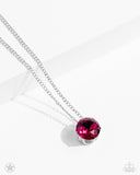 Paparazzi What a Gem - Pink Fuchsia Necklace