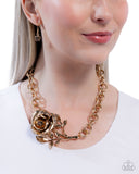 Paparazzi Whimsical Appearance- Gold Necklace