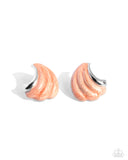 Paparazzi Whimsical Waves - Orange Earrings