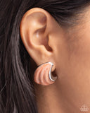 Paparazzi Whimsical Waves - Orange Earrings