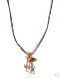 Paparazzi Whimsical World- Orange Necklace