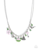 Paparazzi Wilderness Welcome- Green Necklace