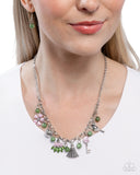 Paparazzi Wilderness Welcome- Green Necklace