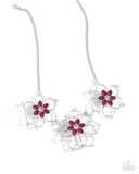 Paparazzi Wiry Welcome- Pink Necklace