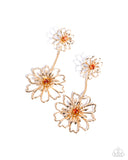 Paparazzi Wiry Whimsy- Orange Earrings