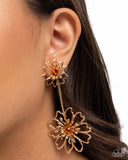 Paparazzi Wiry Whimsy- Orange Earrings