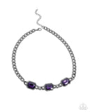 Paparazzi Without Delay- Purple Necklace