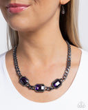 Paparazzi Without Delay- Purple Necklace