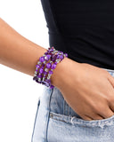 Paparazzi Worldwide Tour- Purple Bracelet
