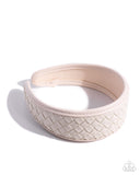 Paparazzi Woven Wellness- White Headband