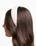 Paparazzi Woven Wellness- White Headband